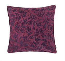 Cosy Living Copenhagen Pude - Cille Velvet Printed Pillow, Cherry